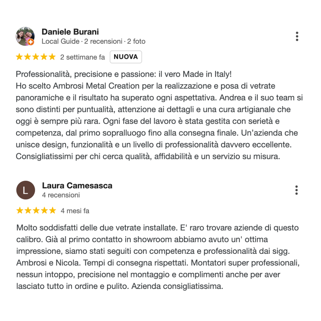 Vetrate scorrevoli ambrosi 2026 26 Recensioni7. Png